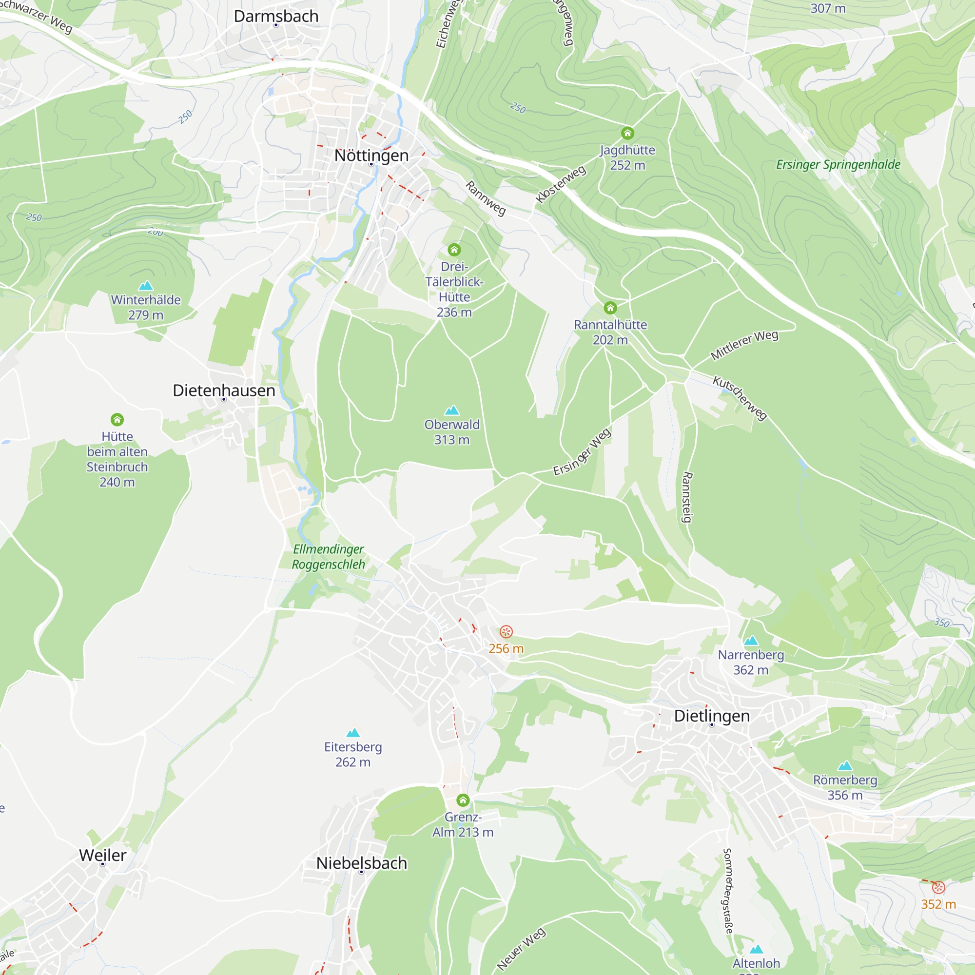 Weinberghütte map