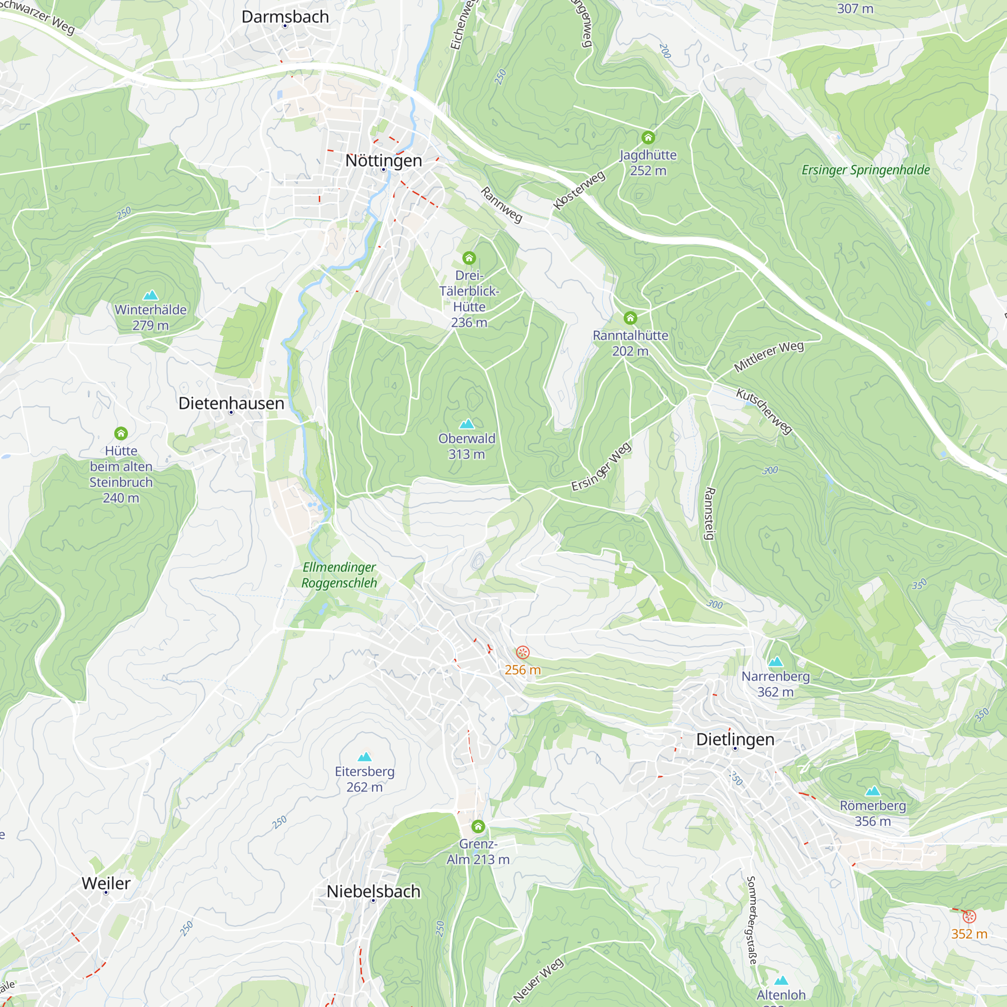Weinberghütte map
