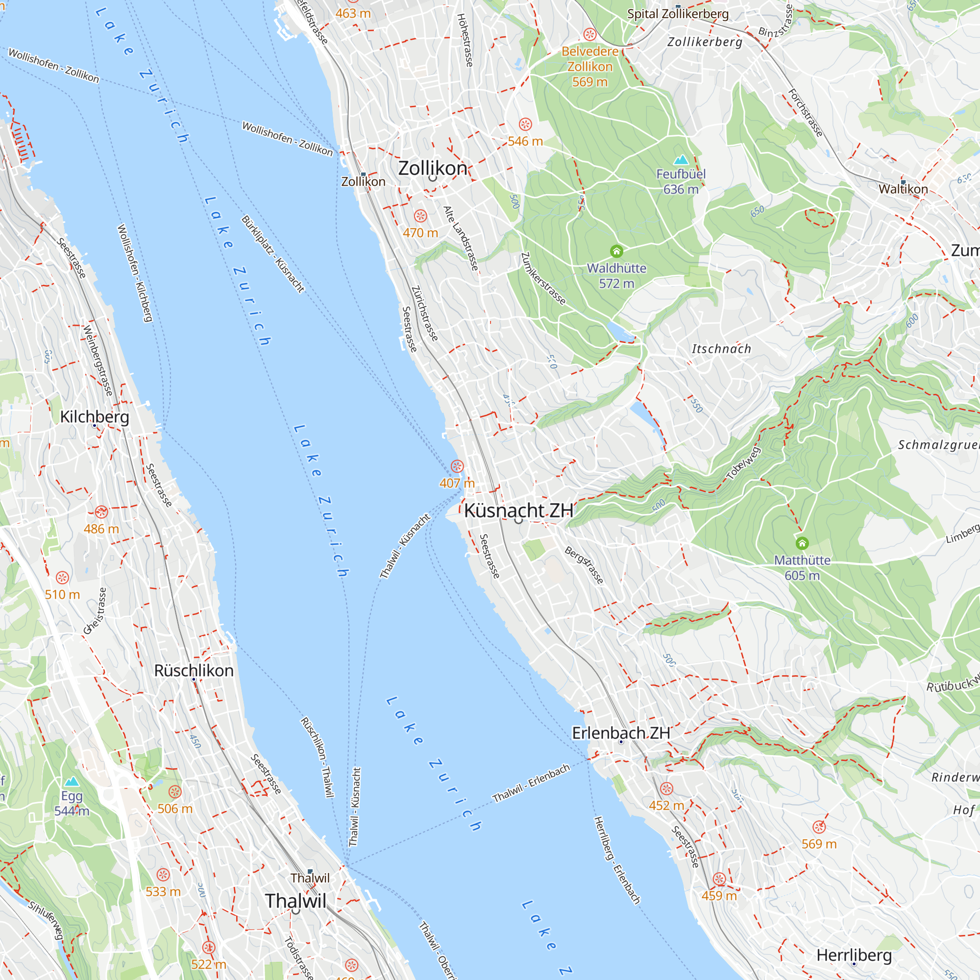 SBB-Reisezentrum map