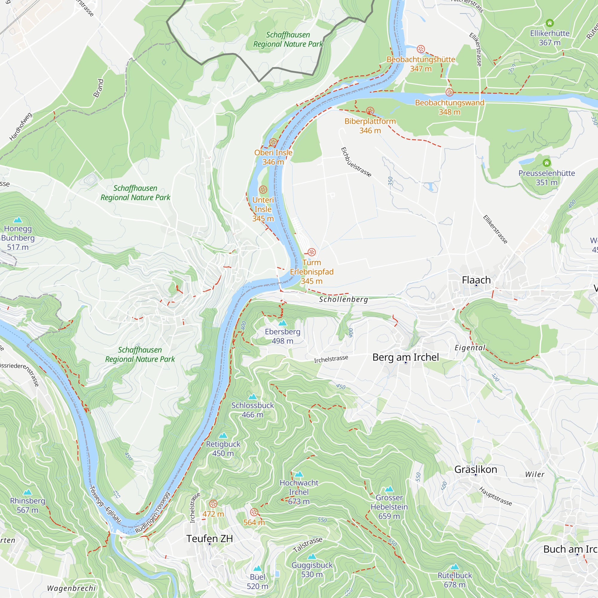 Clubhaus Tennisplatz Ziegelhütte map