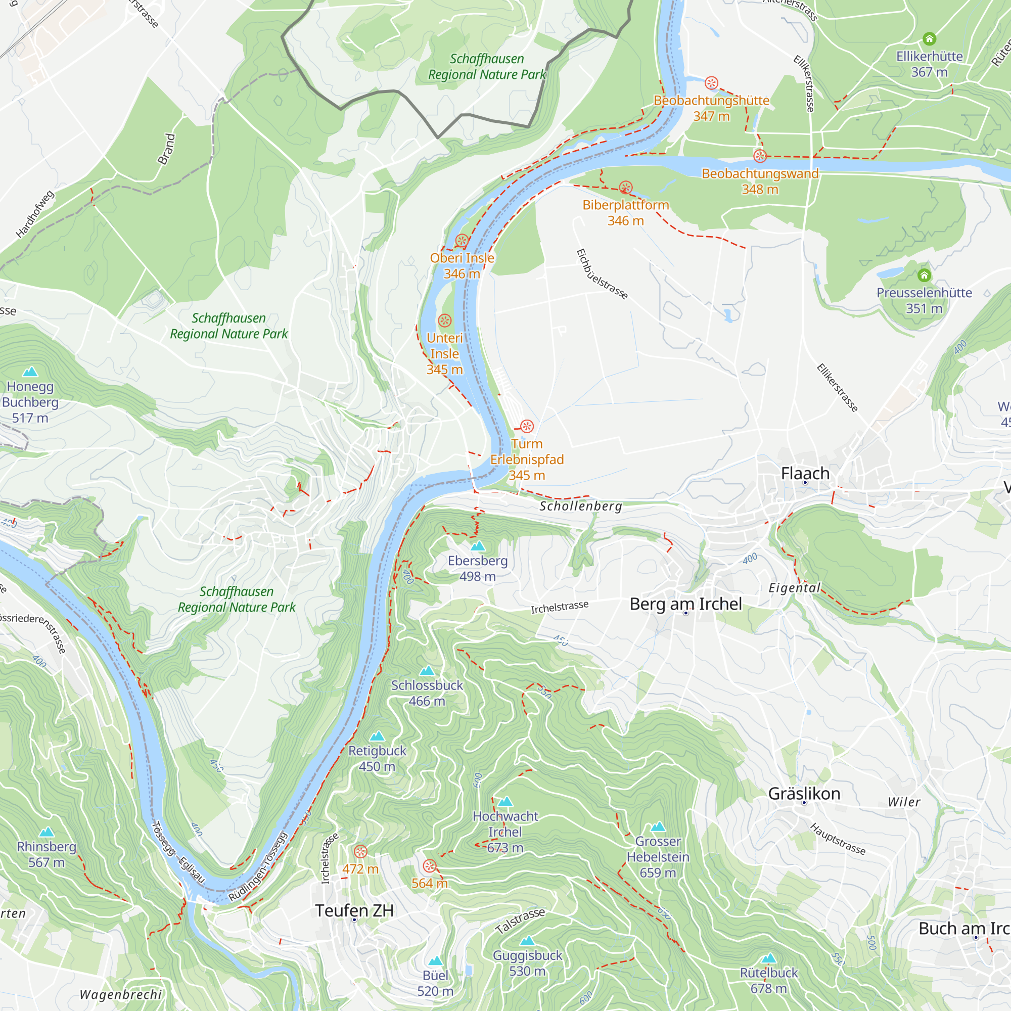 Clubhaus Tennisplatz Ziegelhütte map