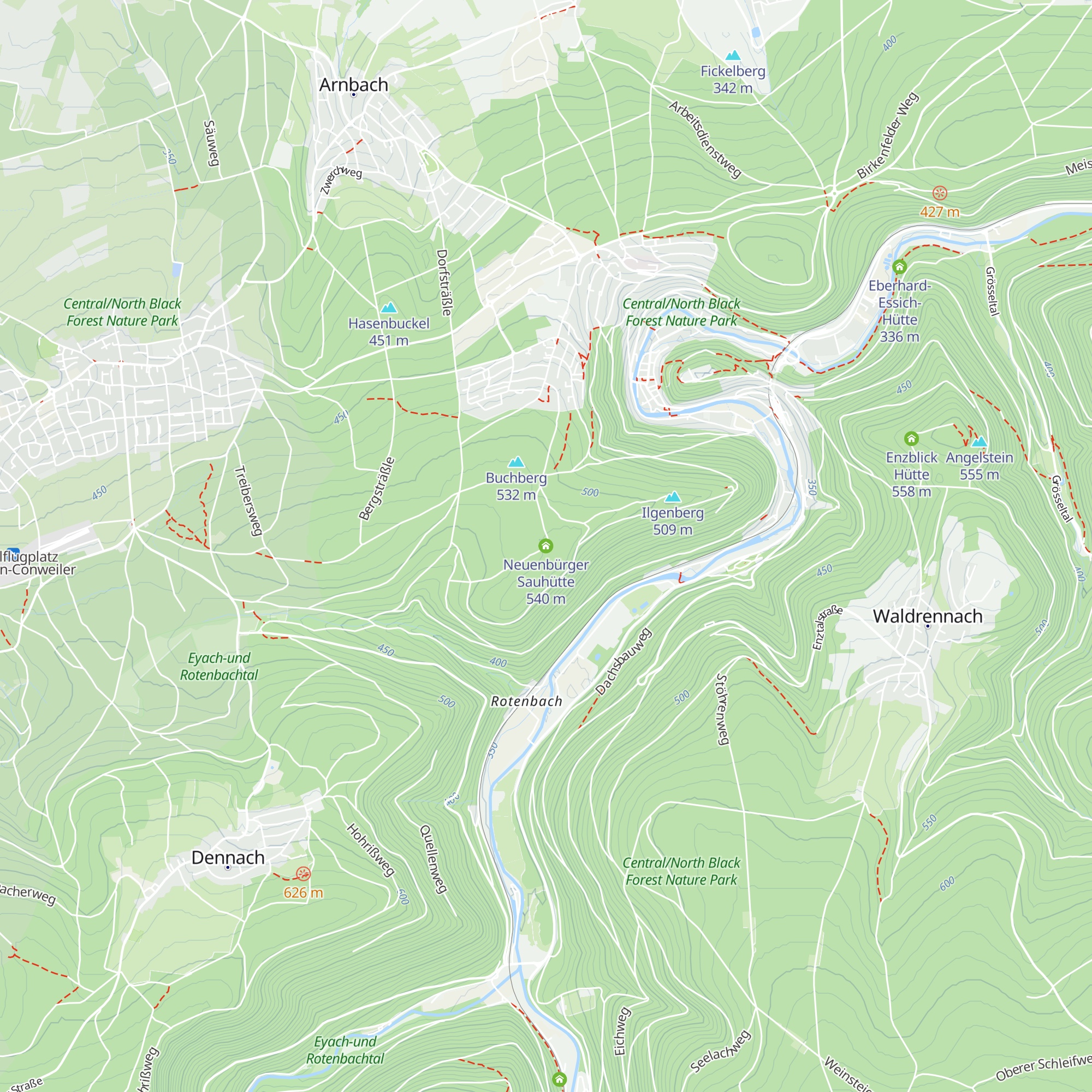 Neuenbürger Sauhütte map