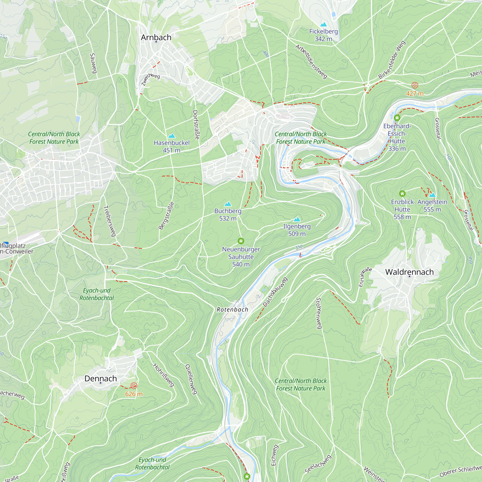 Neuenbürger Sauhütte map