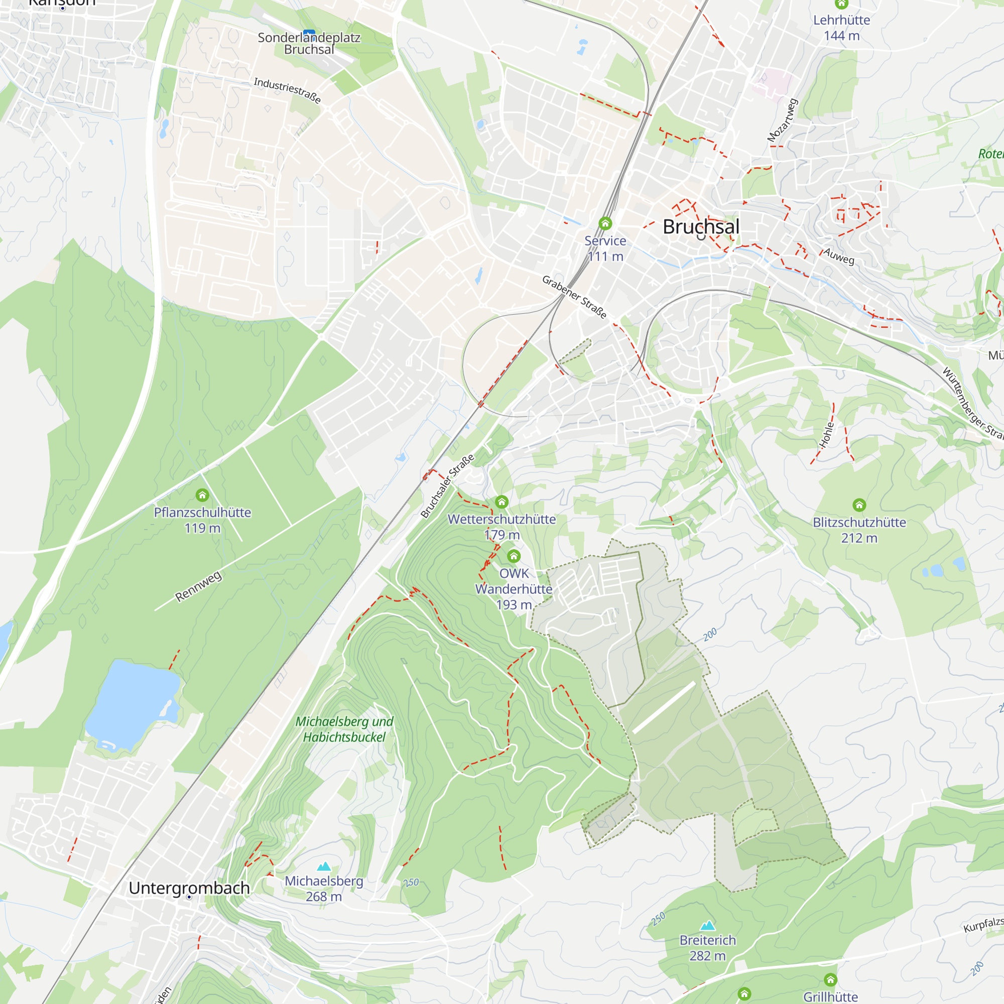 Wetterschutzhütte map