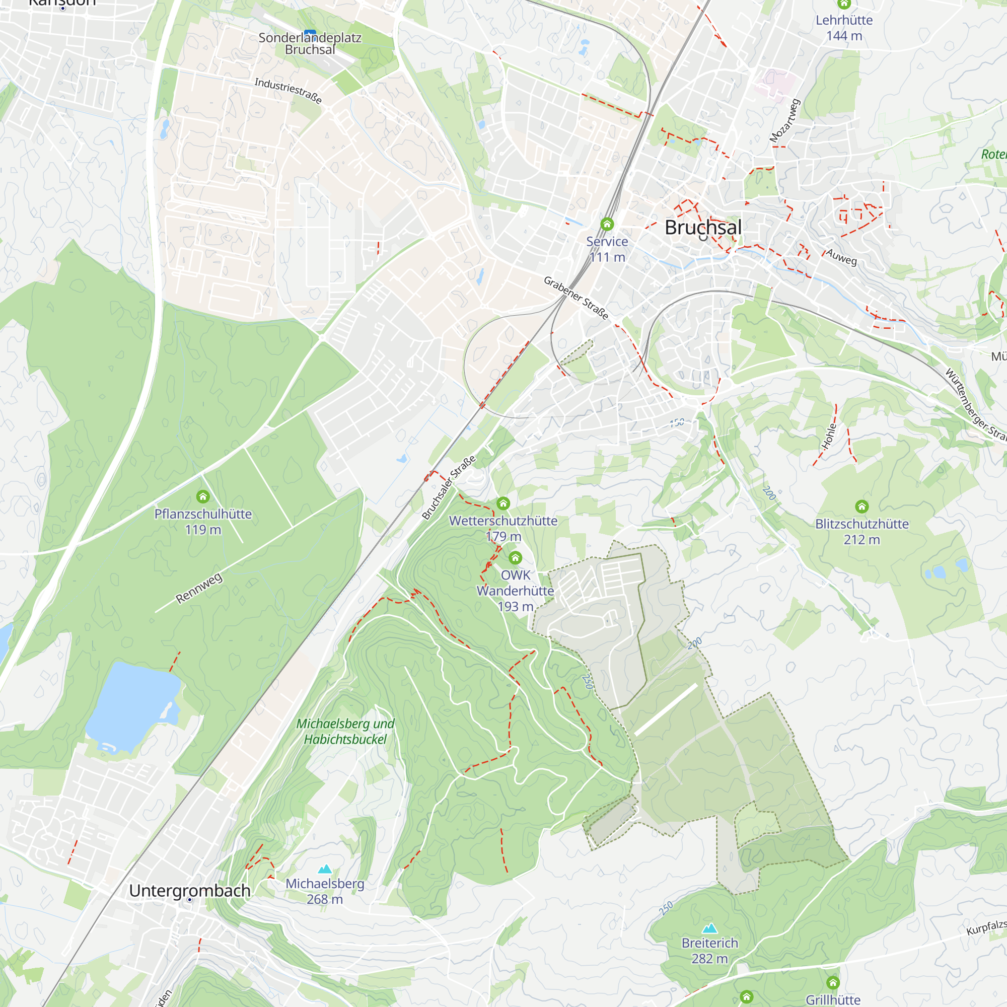 Wetterschutzhütte map