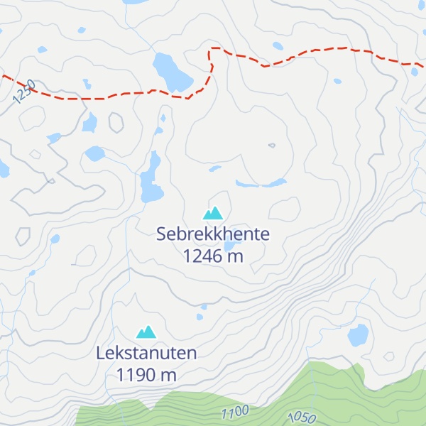 Map of Sebrekkhente