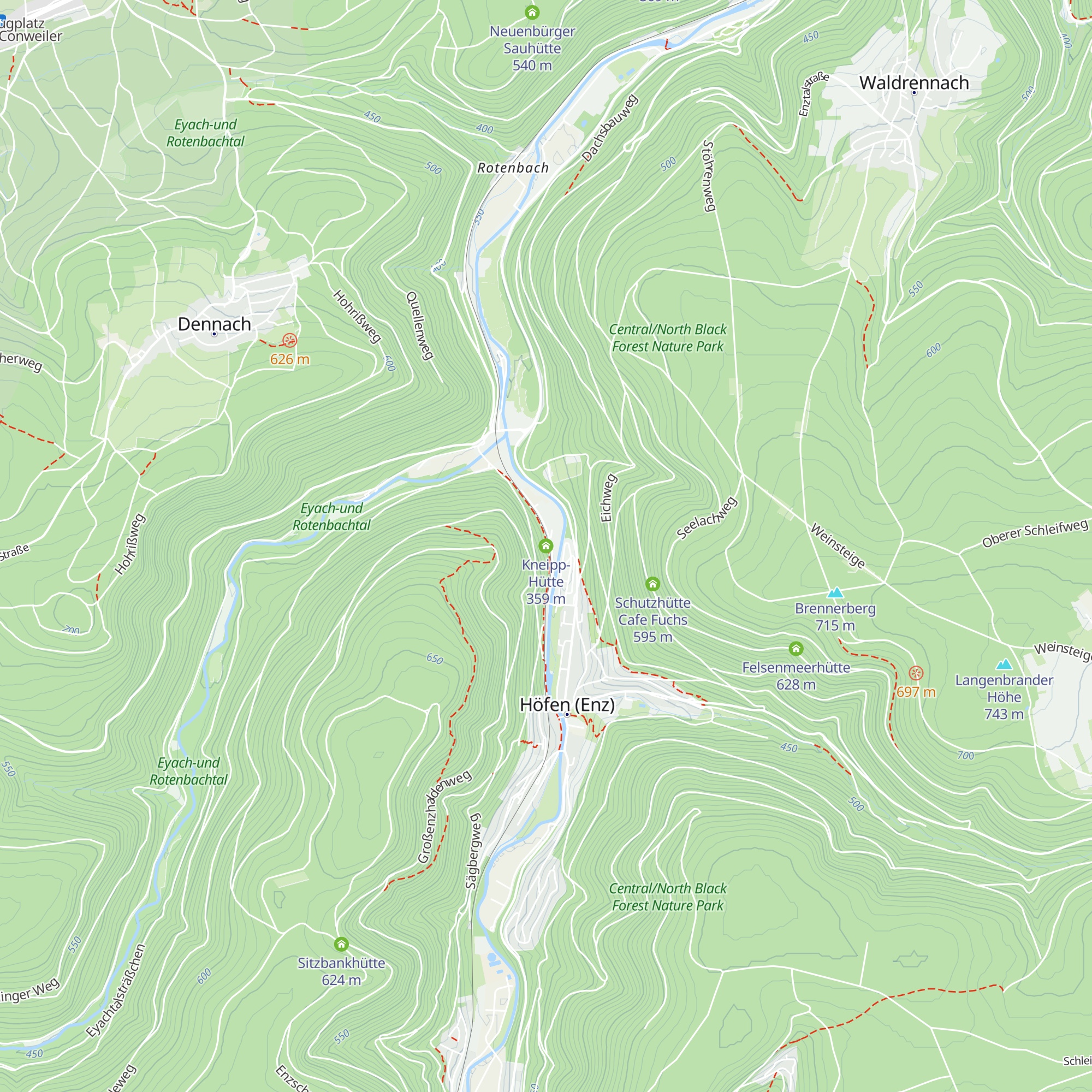 Kneipp-Hütte map