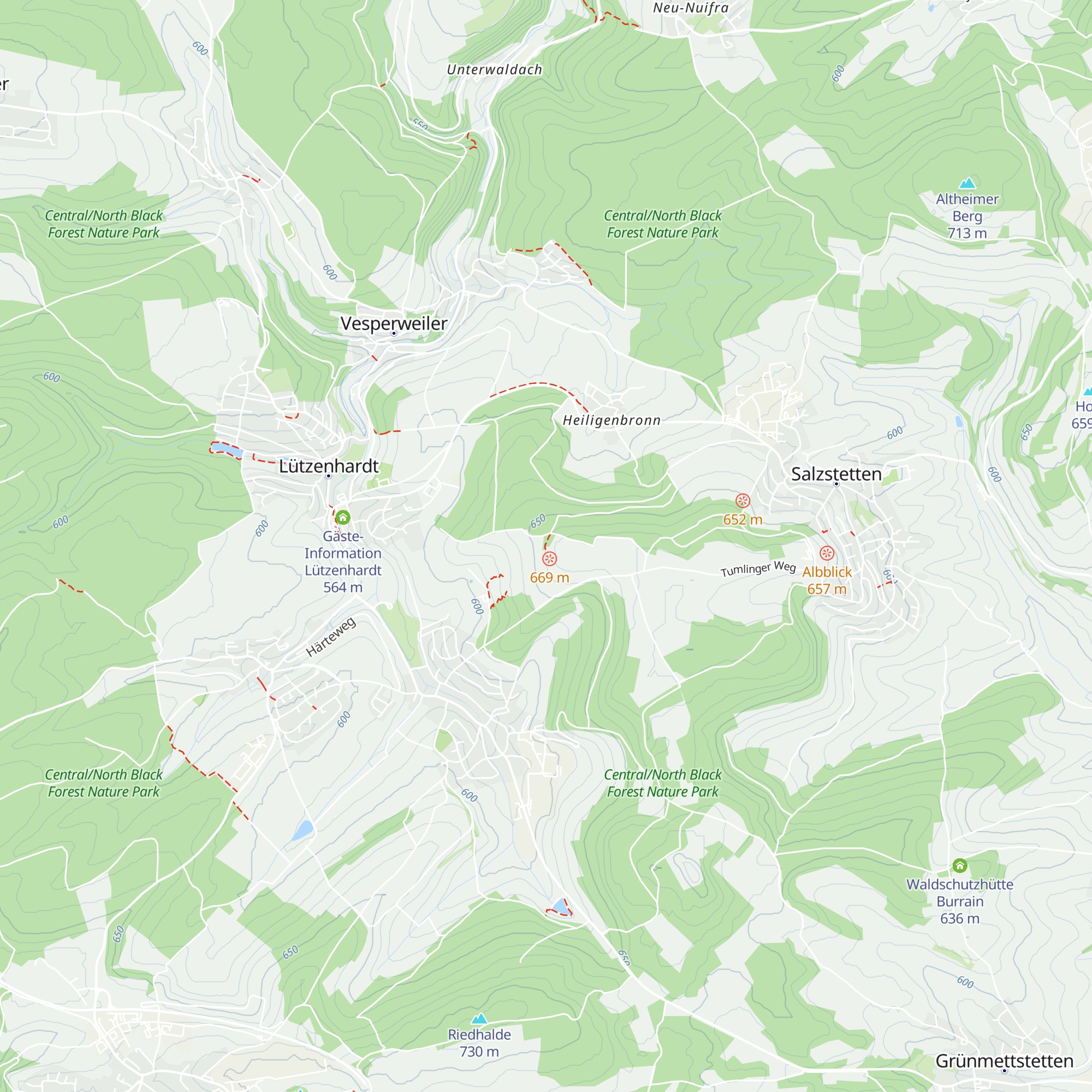 Schellenberg-Hütte map