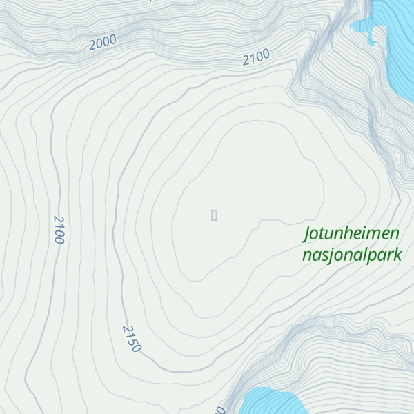 Map of Nørdre Trollsteinhøe