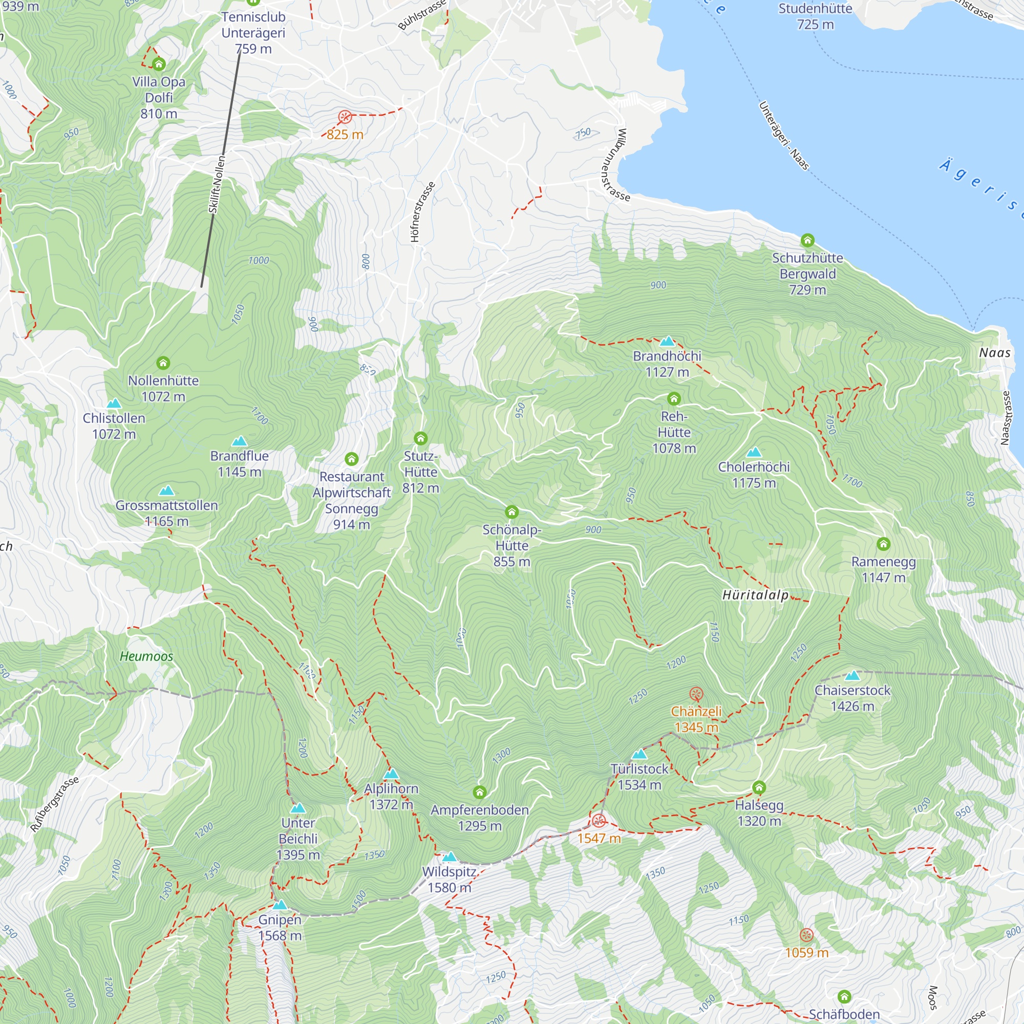 Schönalp-Hütte map