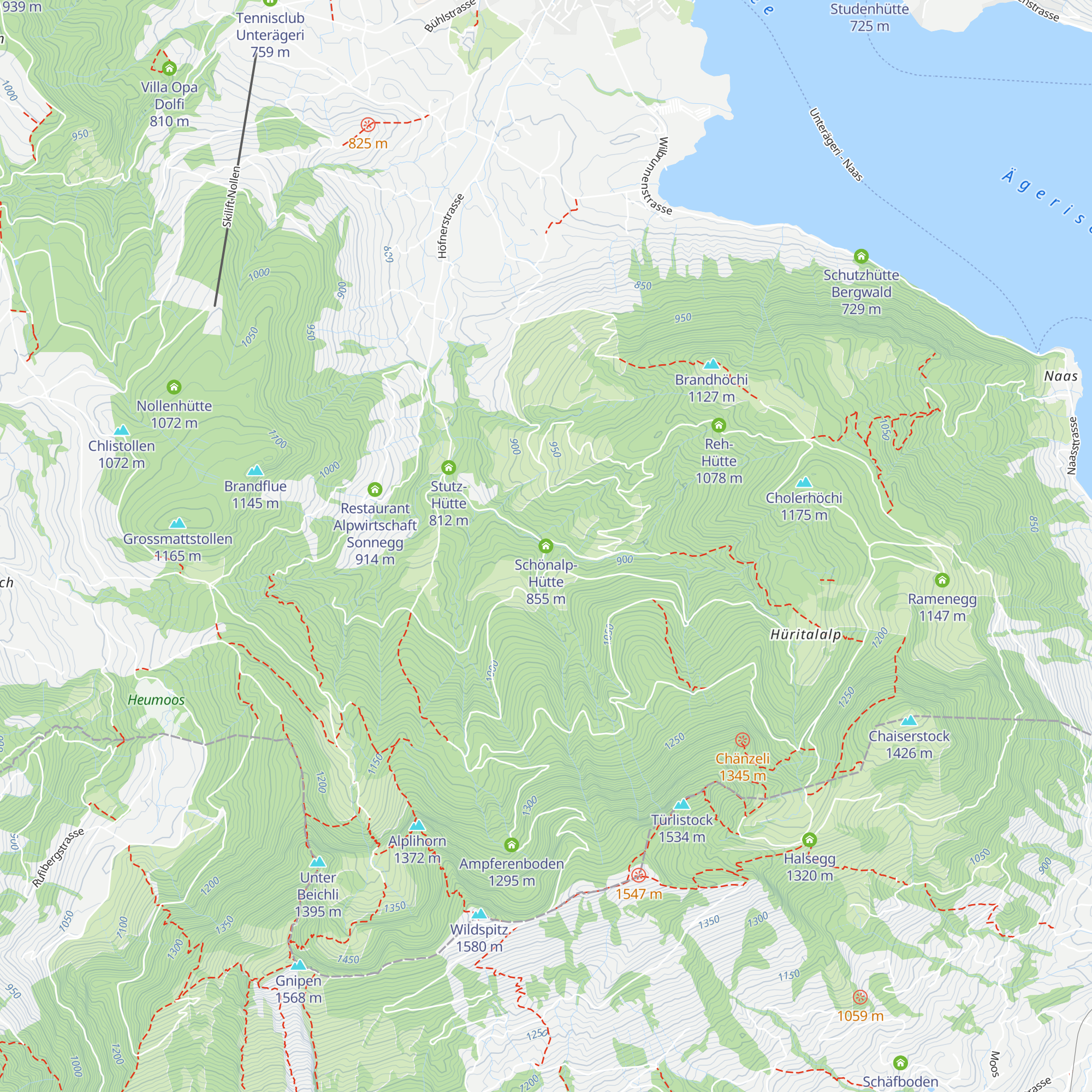 Schönalp-Hütte map
