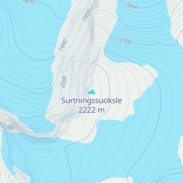 Map of Surtningssuoksle