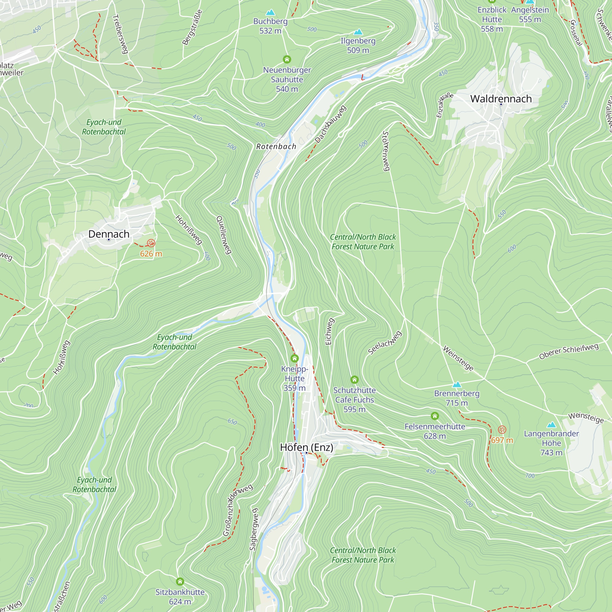 Schutzhütte Wartwiese map