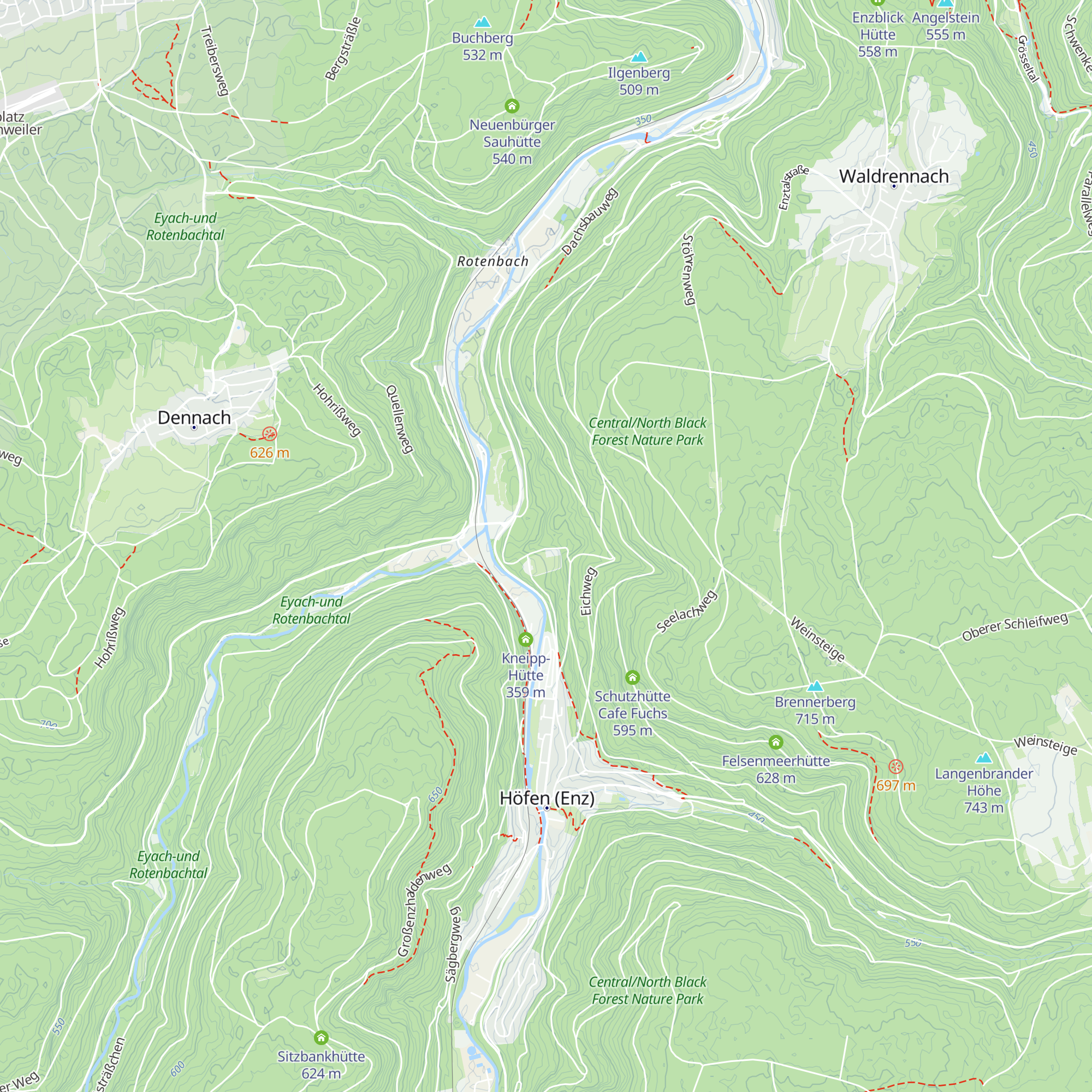 Schutzhütte Wartwiese map