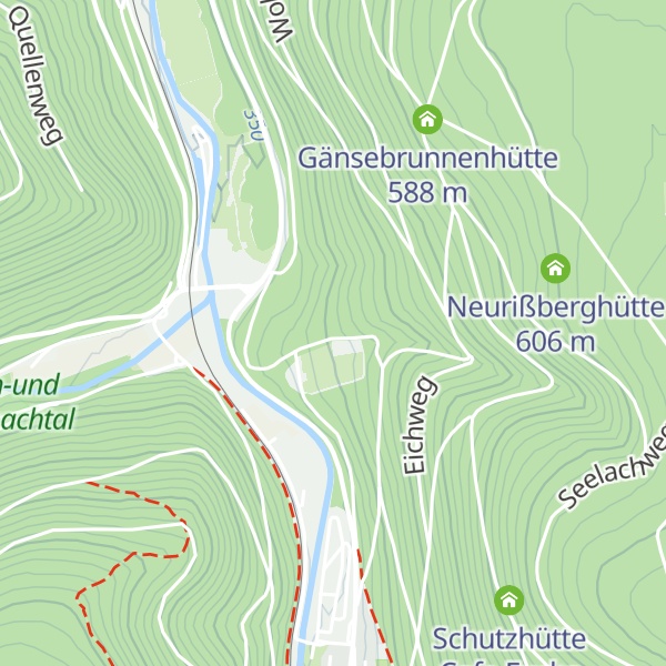 Map of Schutzhütte Wartwiese
