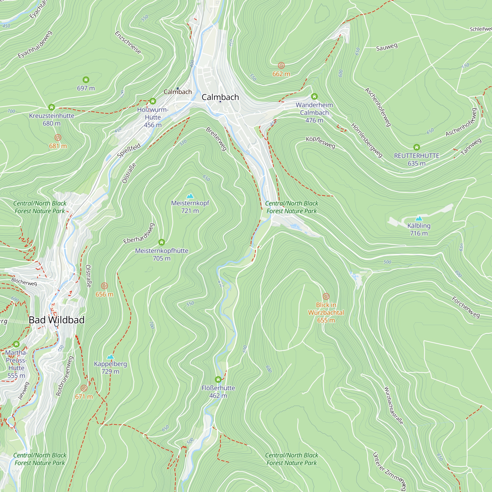 Jungschar Hütte map