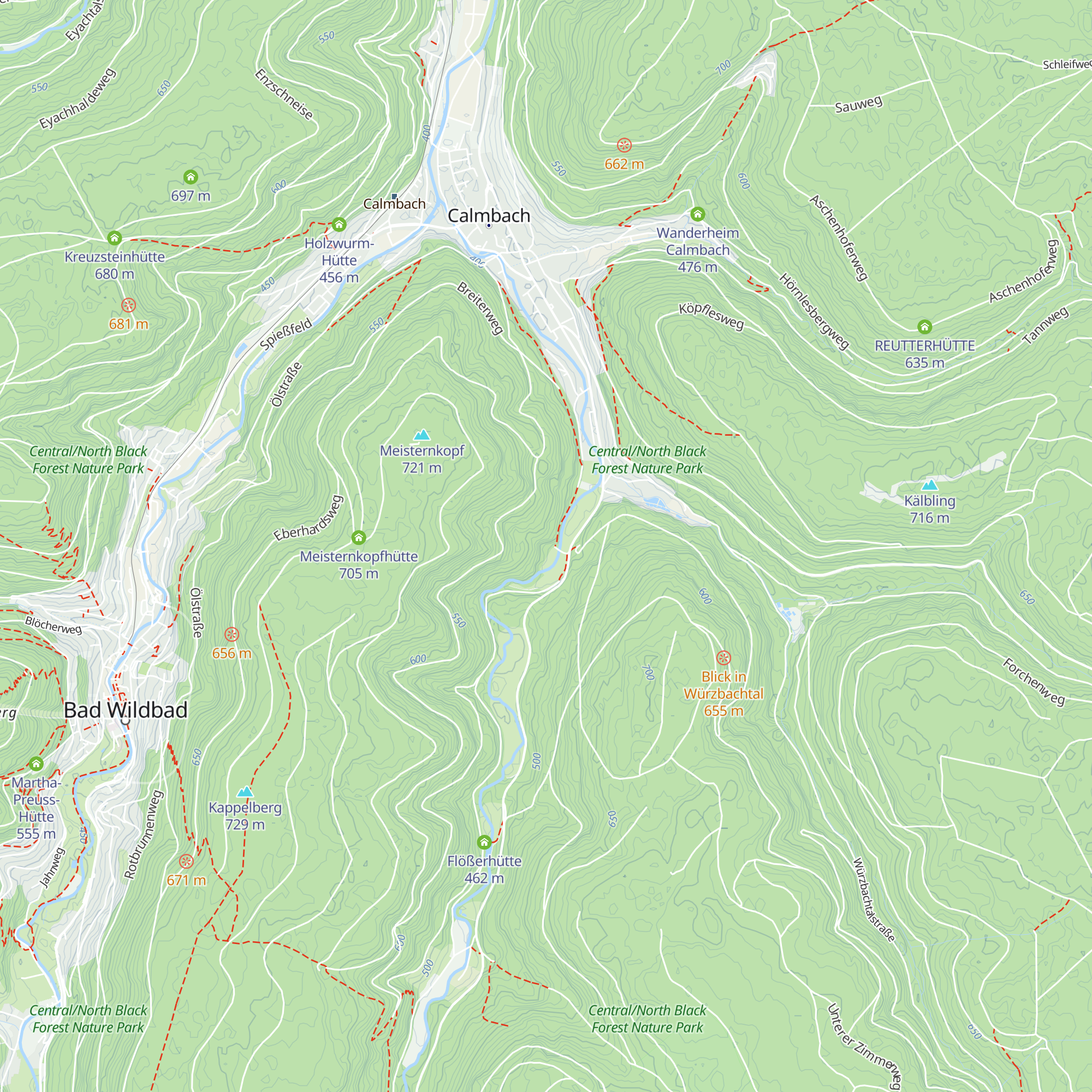 Jungschar Hütte map