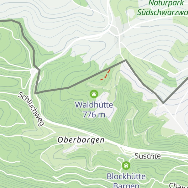 Map of Waldhütte