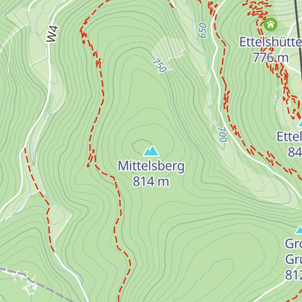 Map of Mittelsberg