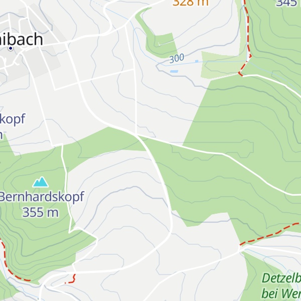 Map of Erich-Milius-Hütte
