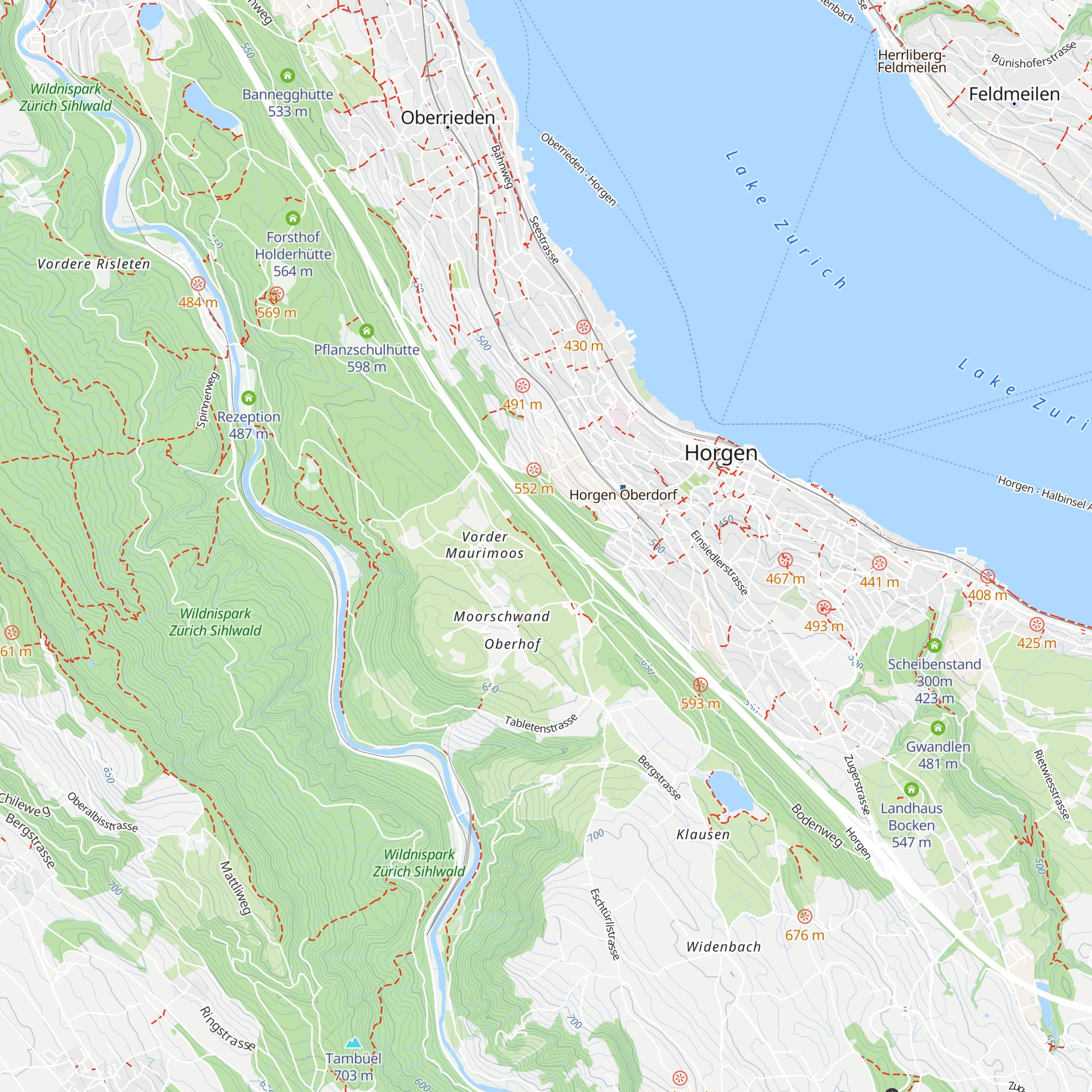Eichlochhütte map