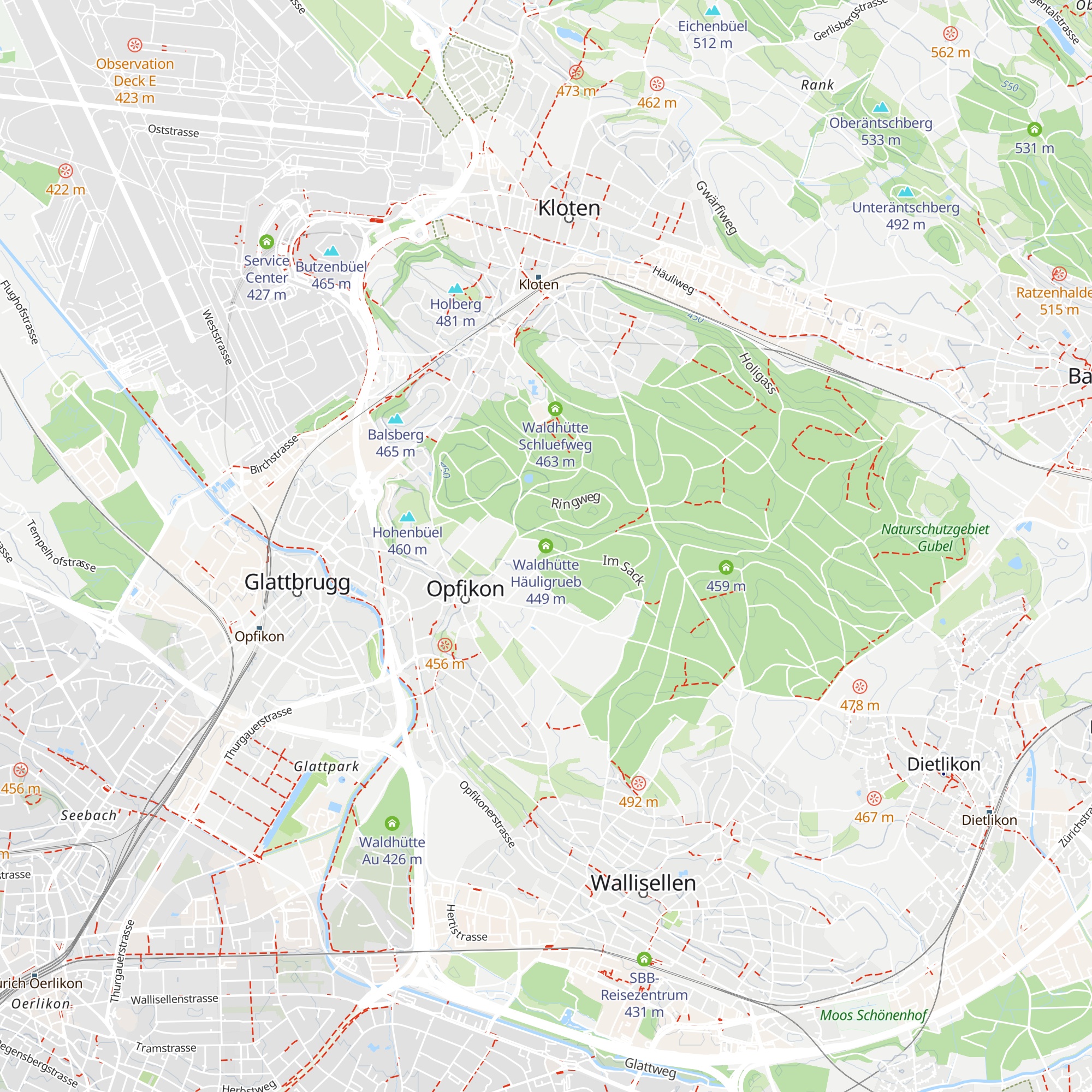 Waldhütte Häuligrueb map