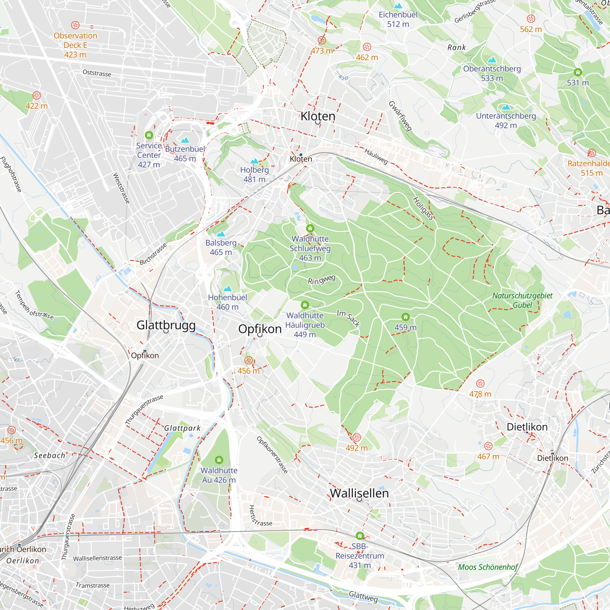 Waldhütte Häuligrueb map