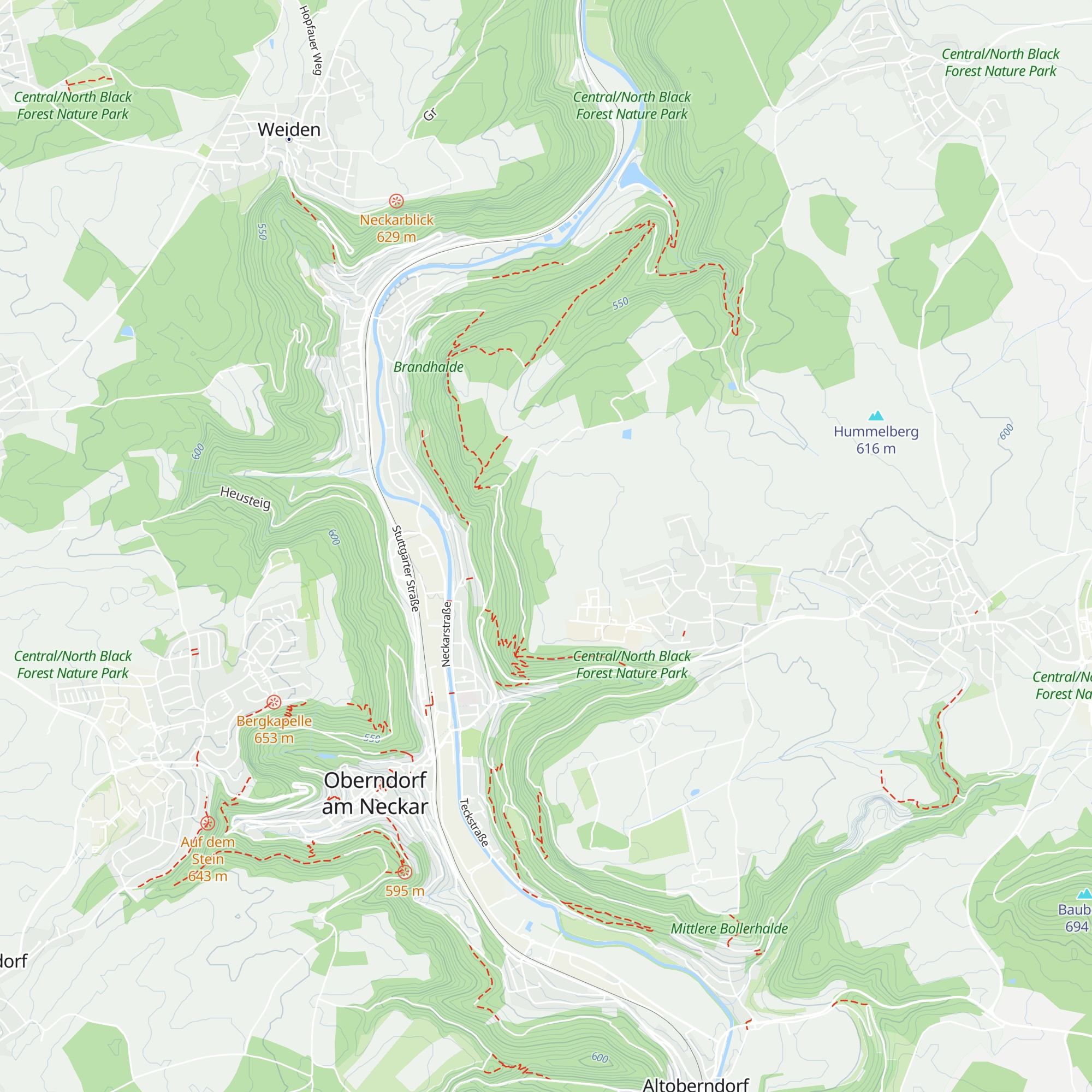 Schutzhütte Boll map