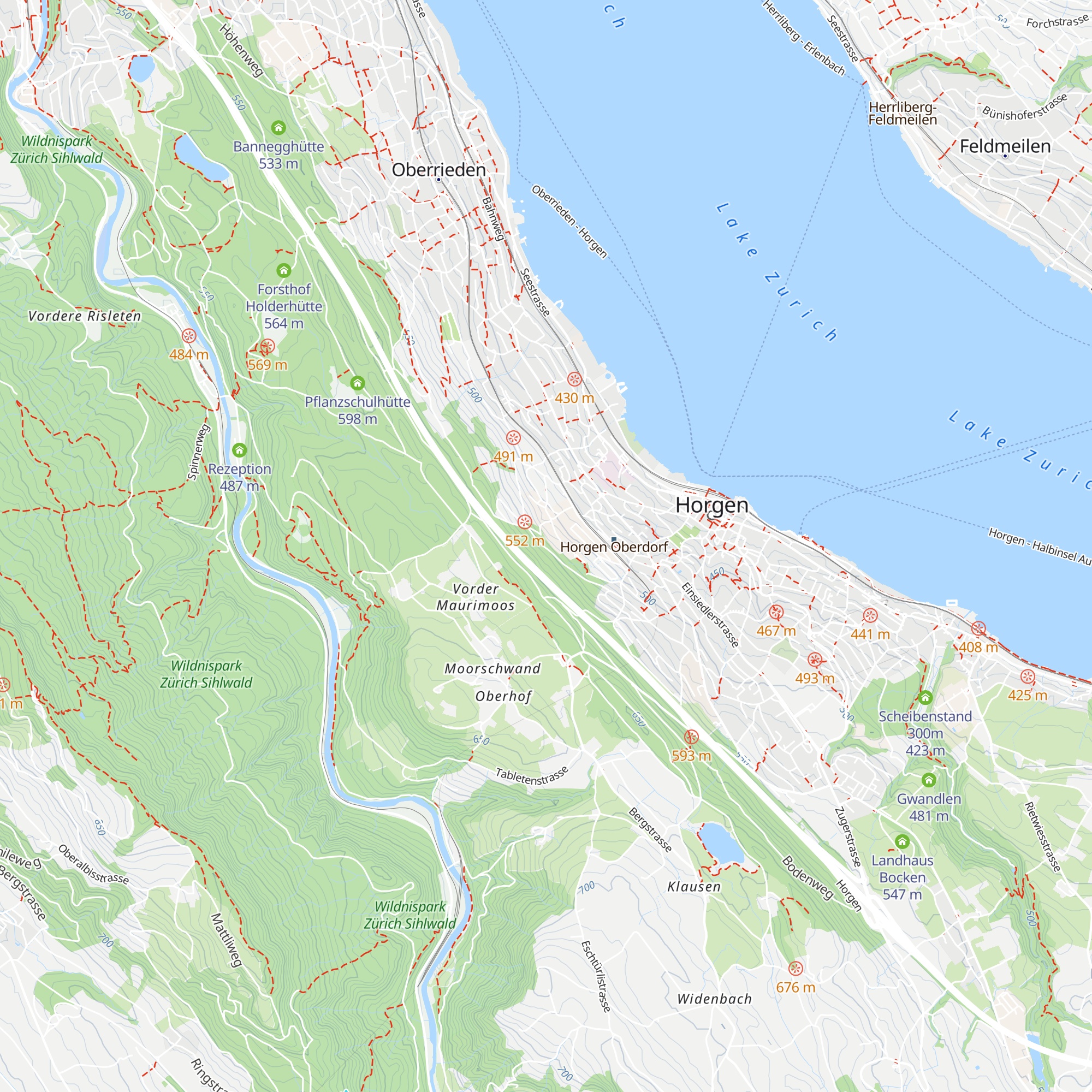 Cevi-Hütte map
