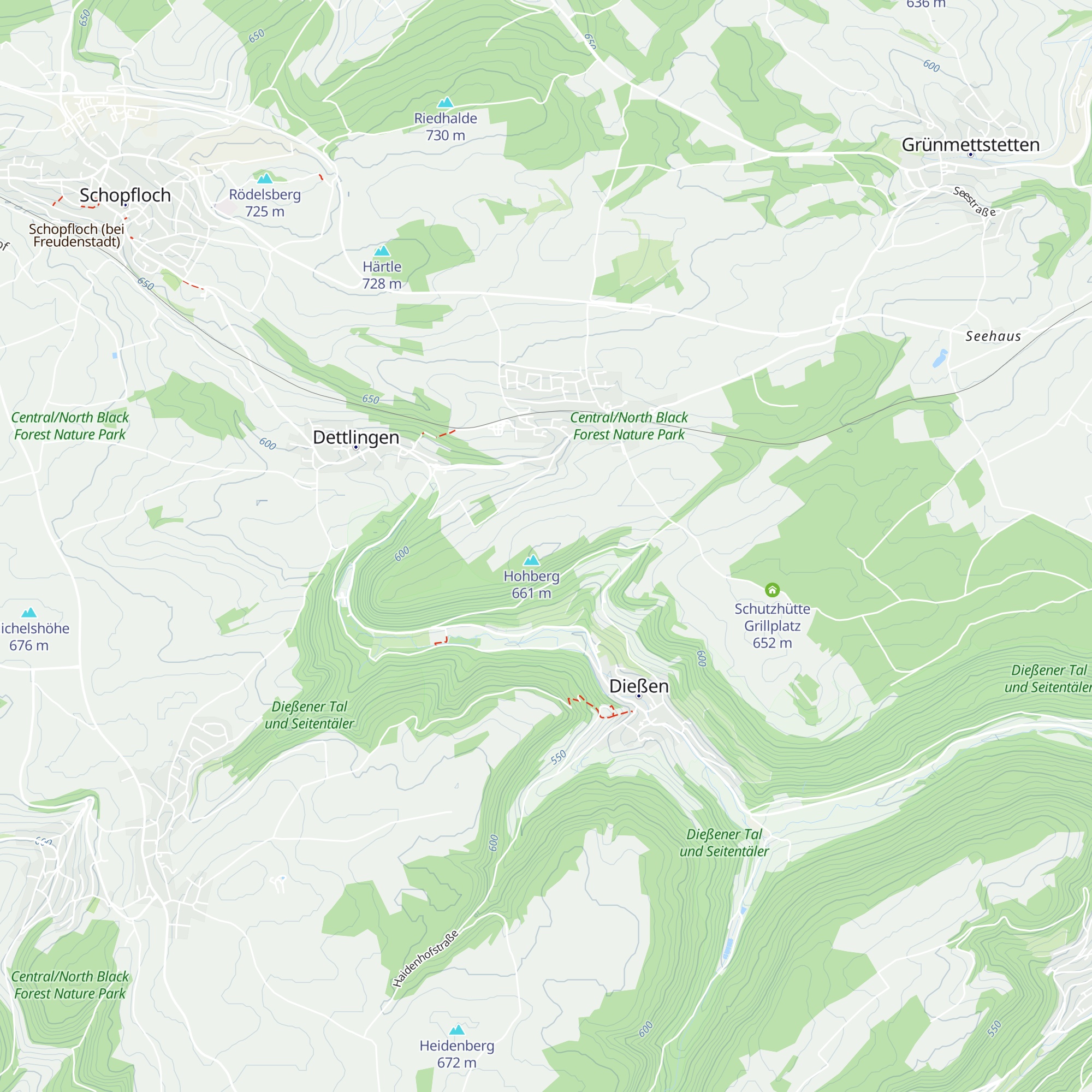 Florians-Hütte map