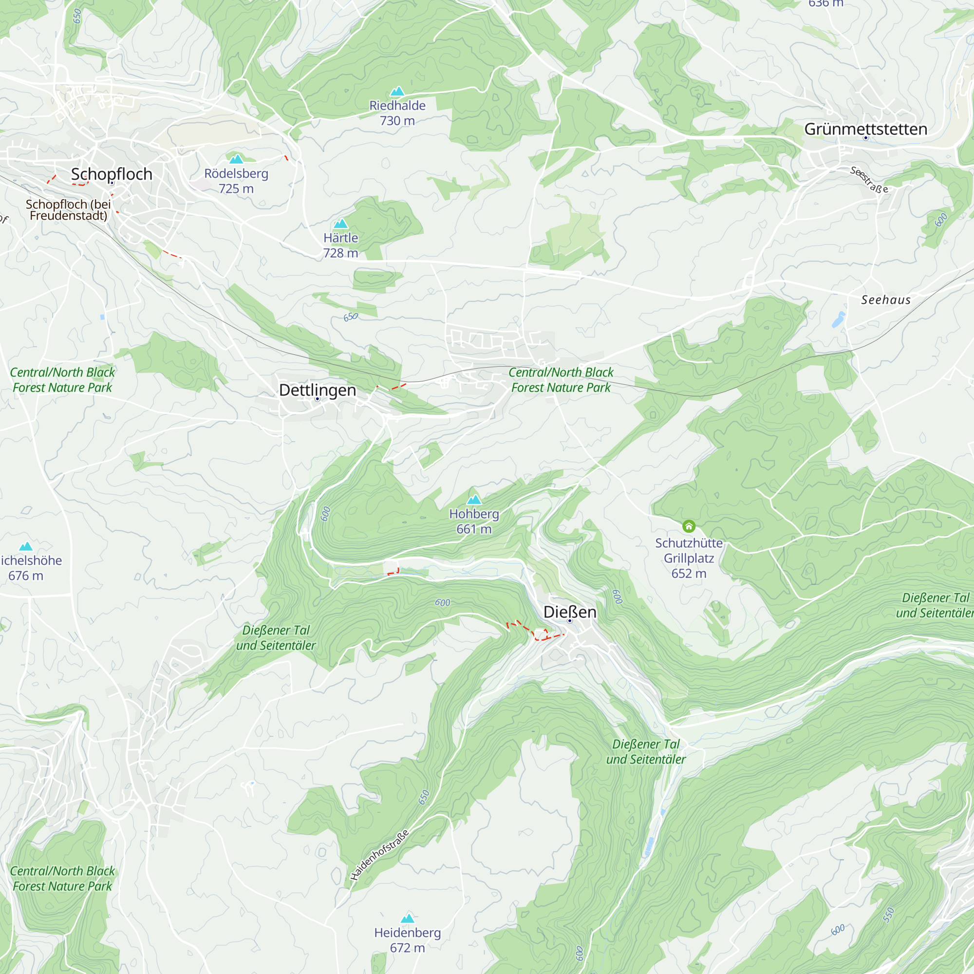 Florians-Hütte map