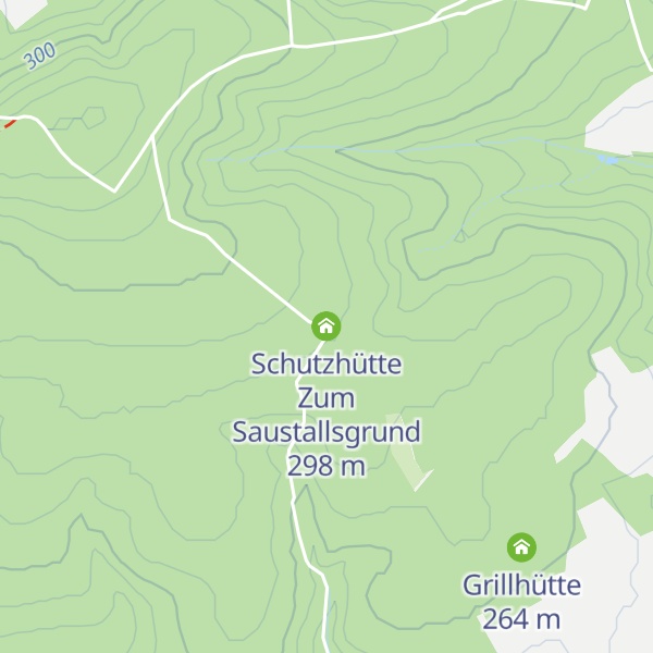 Map of Schutzhütte Zum Saustallsgrund