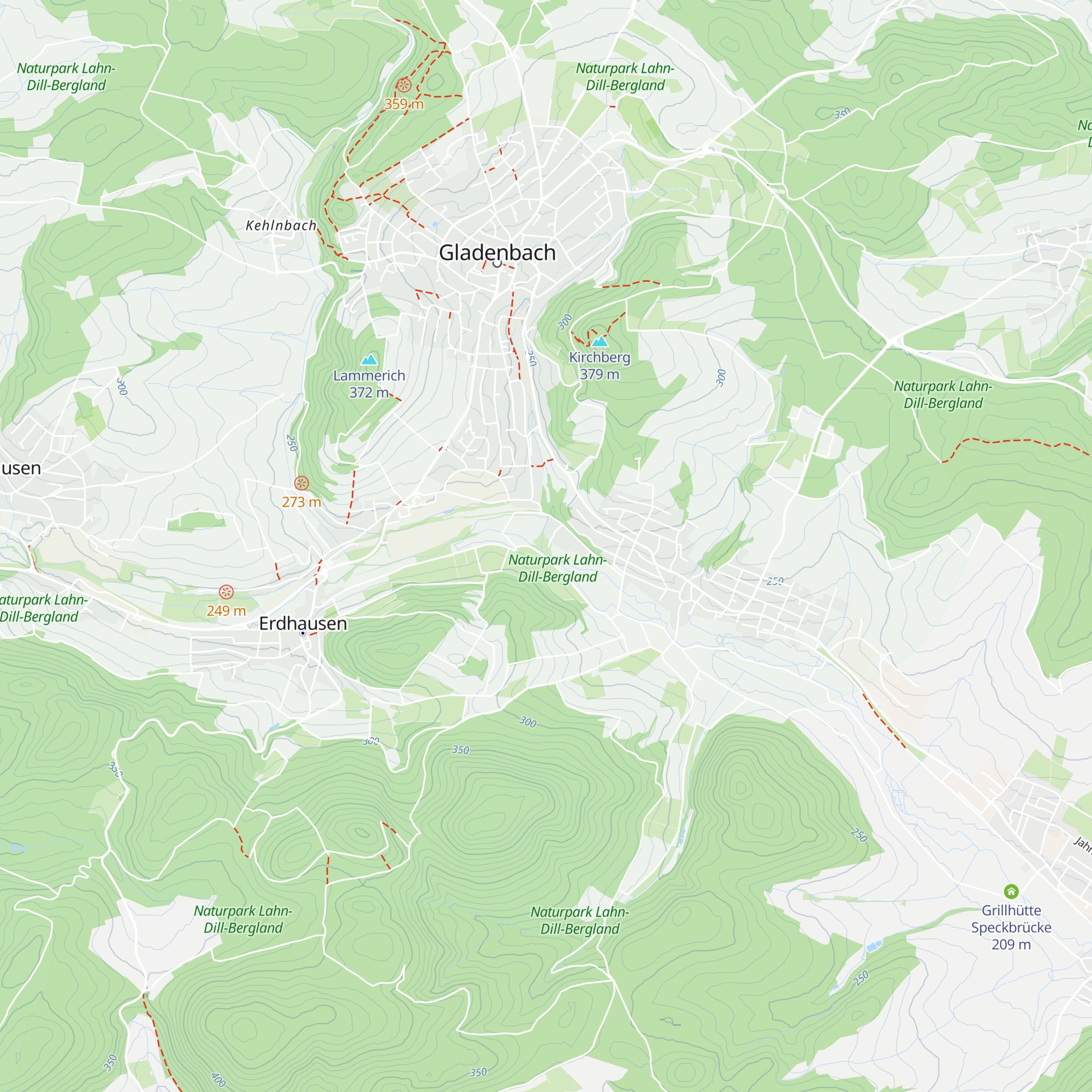 OHGV Wanderheim map