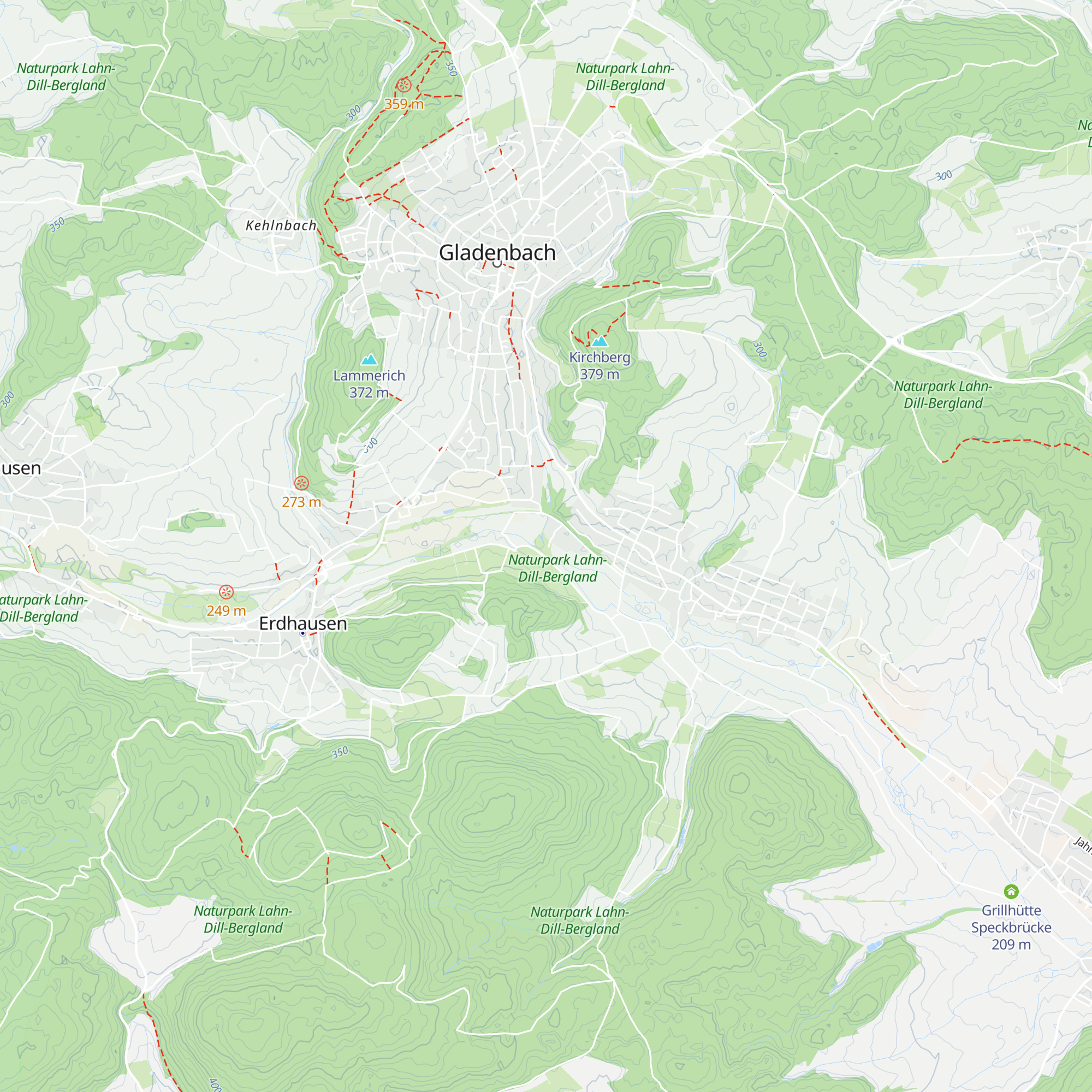 OHGV Wanderheim map