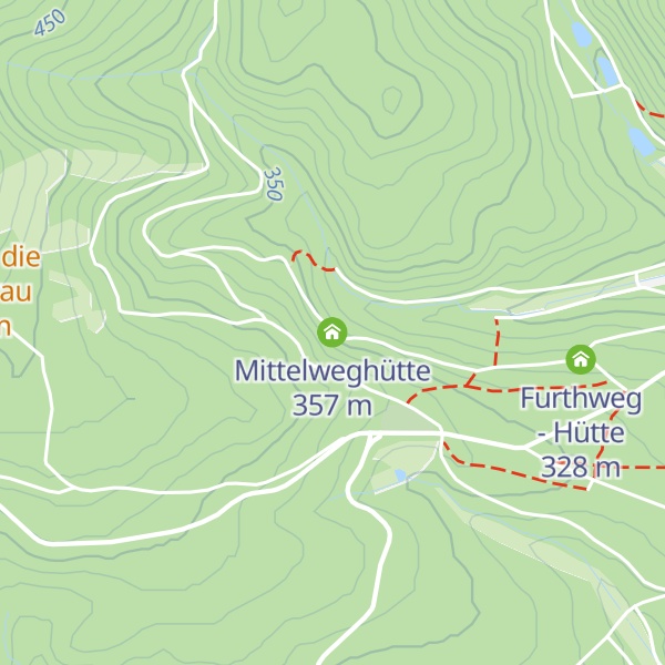 Map of Mittelweghütte