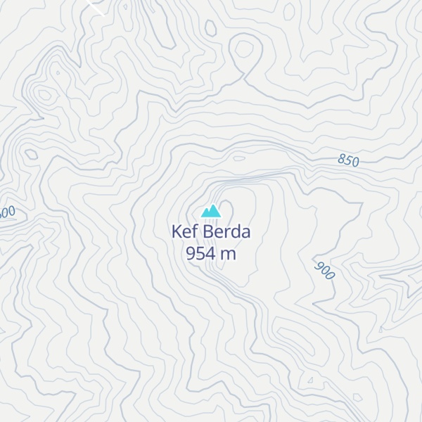 Map of Kef Berda