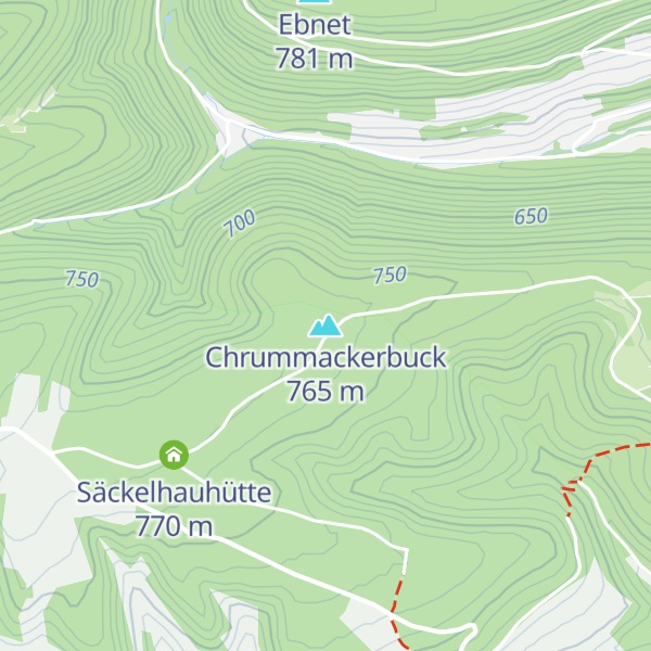 Map of Chrummackerbuck