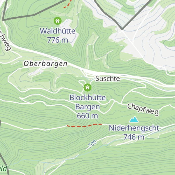 Map of Blockhütte Bargen