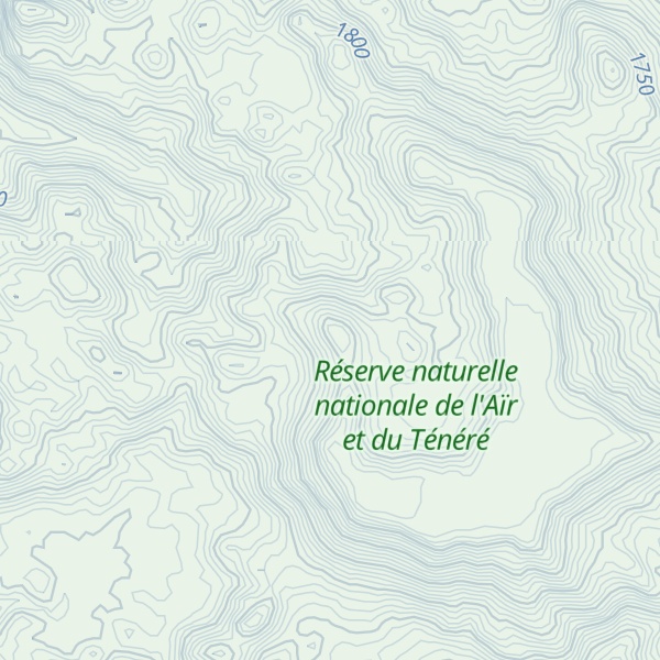 Map of Mont Gréboun