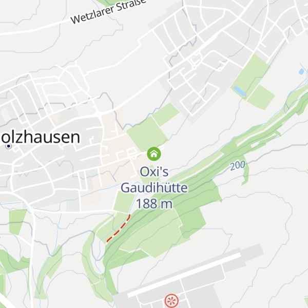 Map of Oxi's Gaudihütte