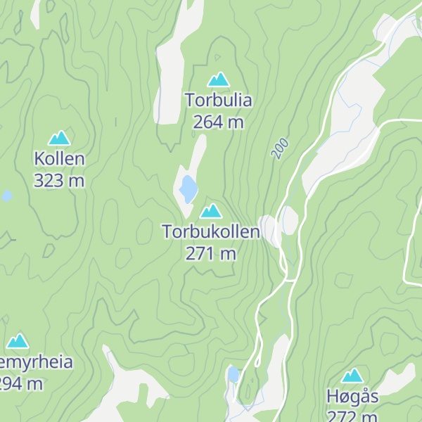 Map of Torbukollen