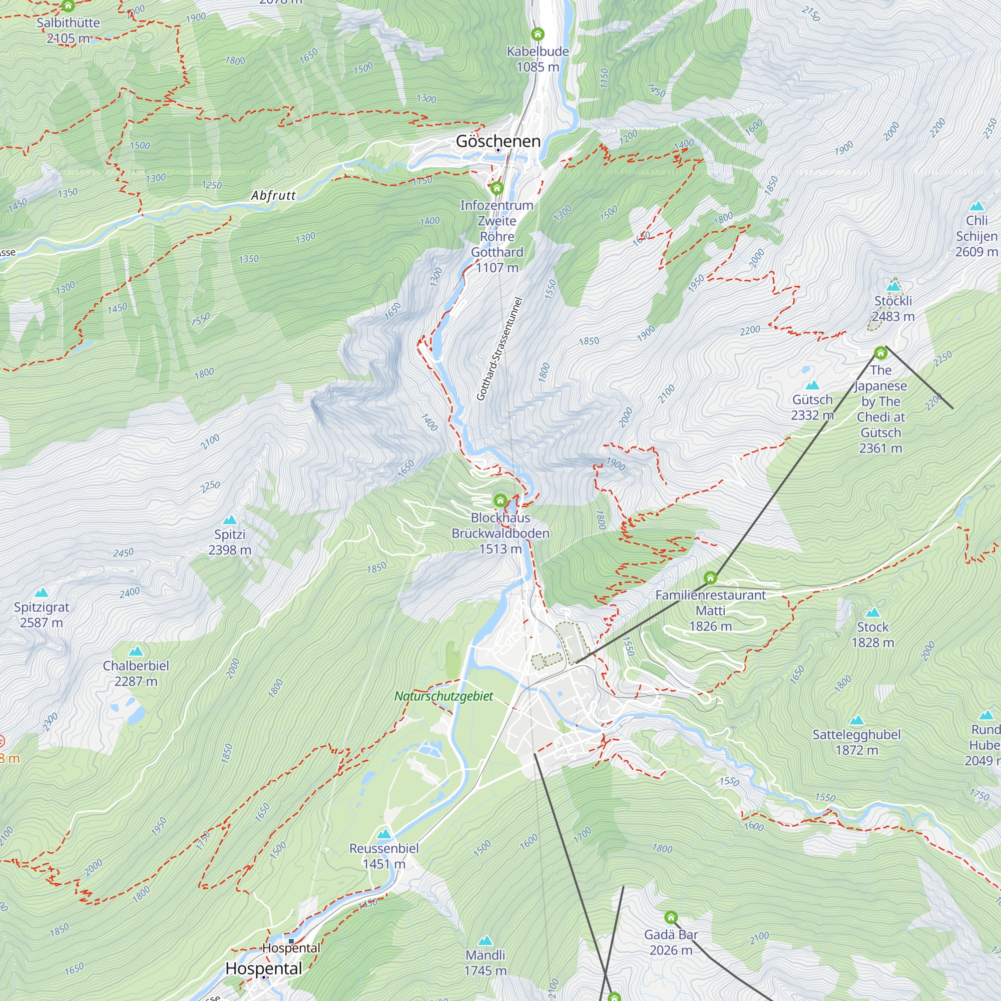 Blockhaus Brückwaldboden map