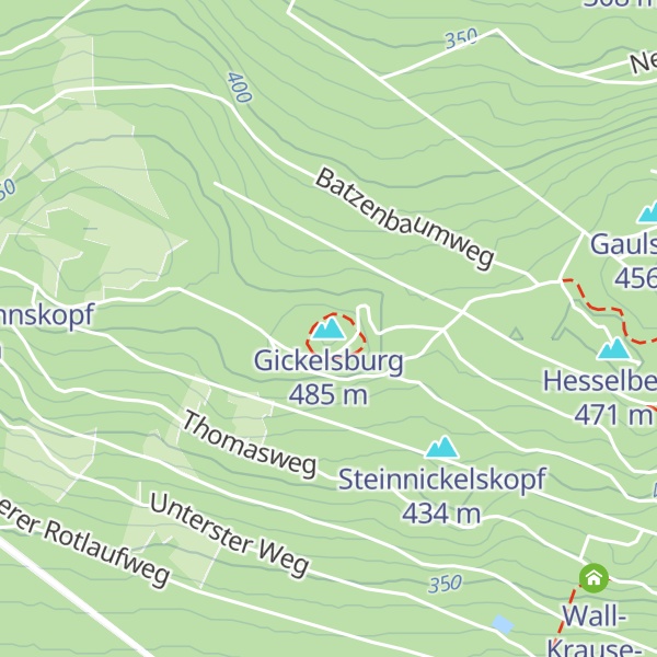 Map of Gickelsburg