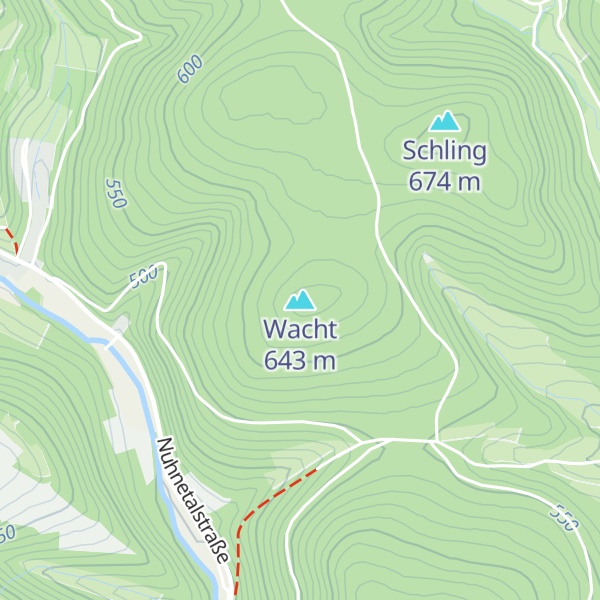 Map of Wacht