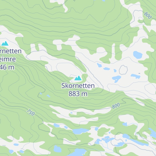 Map of Skornetten