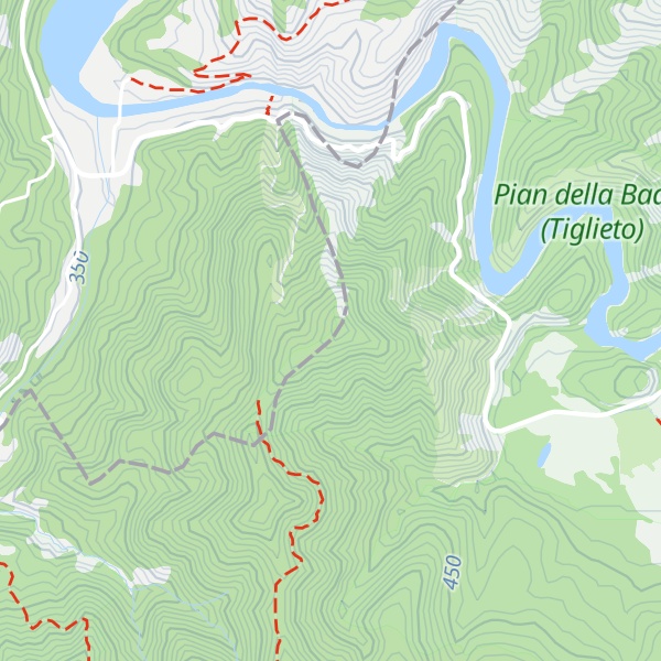 Map of Bric della Bandita