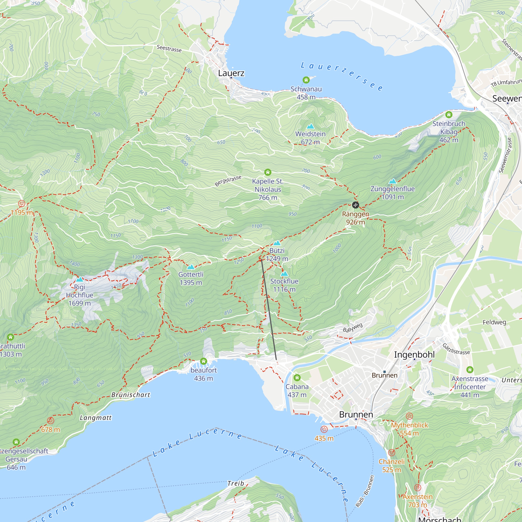 Bergrestaurant Timpelweid map
