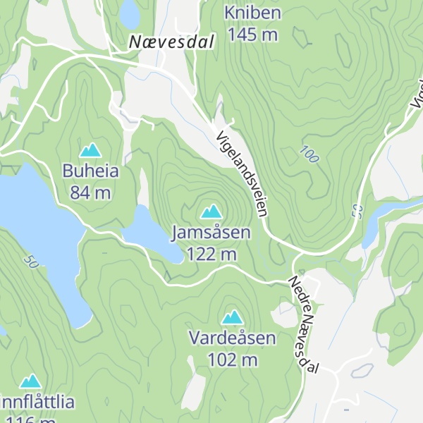 Map of Jamsåsen