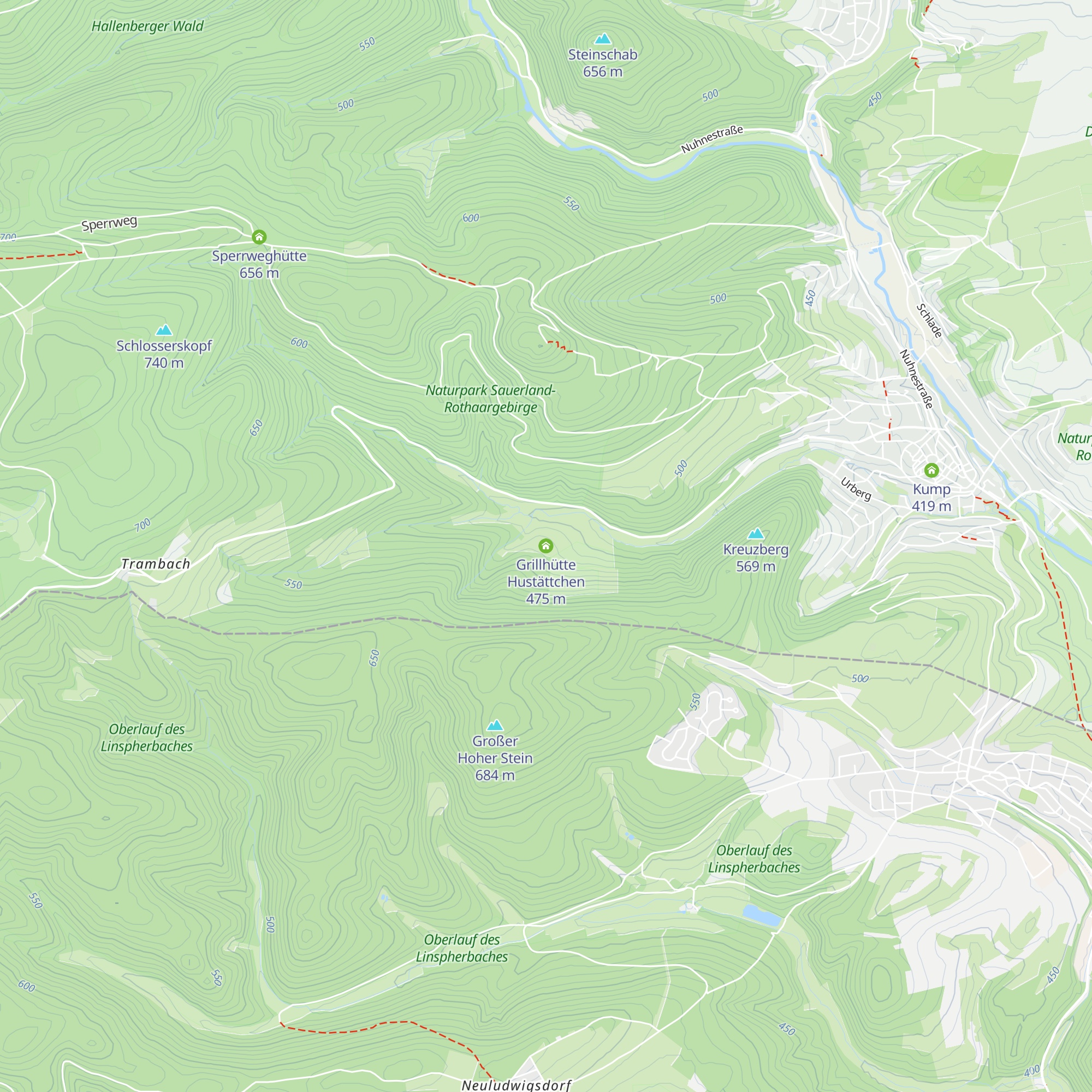 Grillhütte Hustättchen map