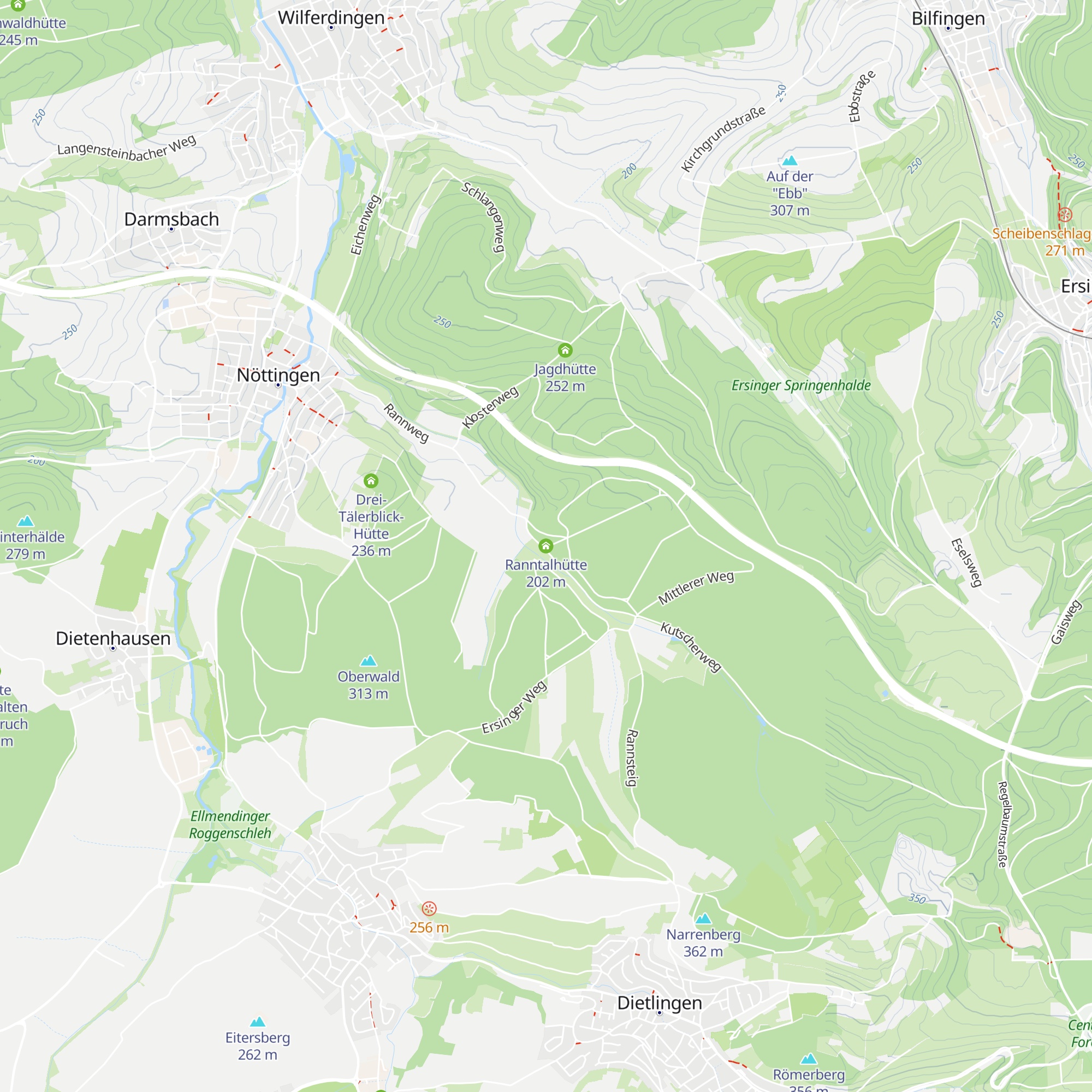 Ranntalhütte map